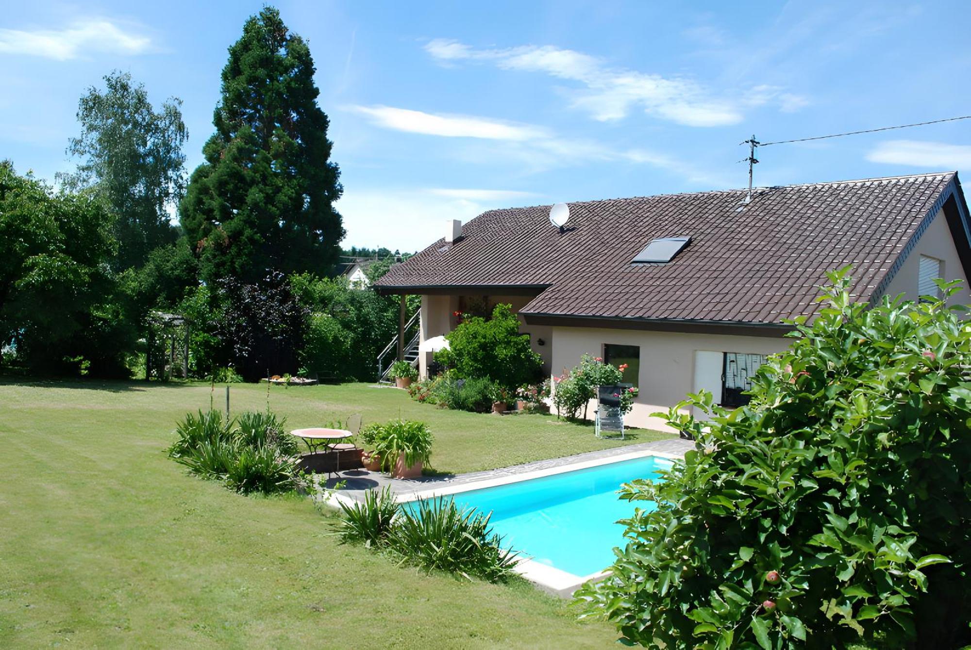 Ferienwohnung mit Pool Straubenhardt Exterior foto